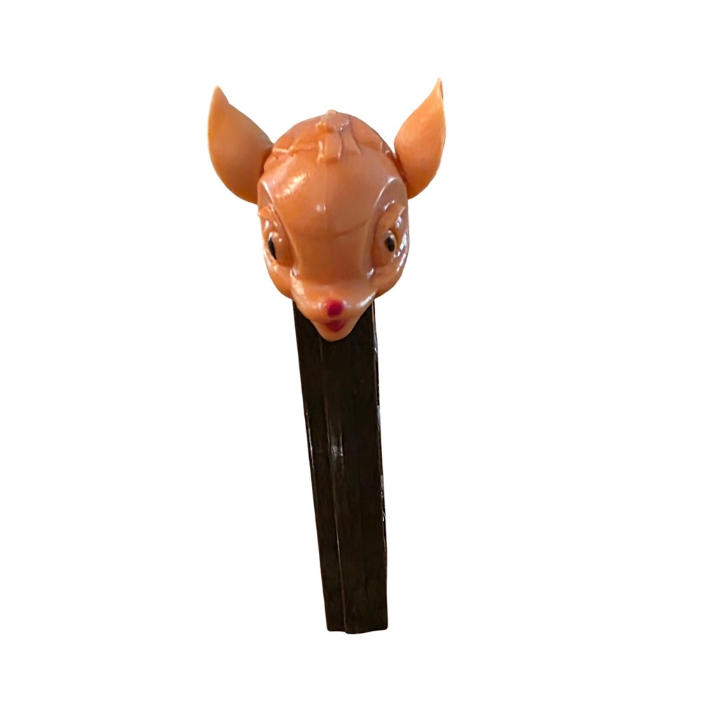 Vintage Disney Bambi PEZ Dispenser No Feet Made in Austria Patent 3942683 Brown